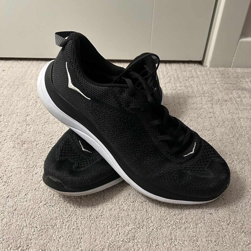 Hoka Hupana Men’s Sneakers – Black – Size 11.5 Wide